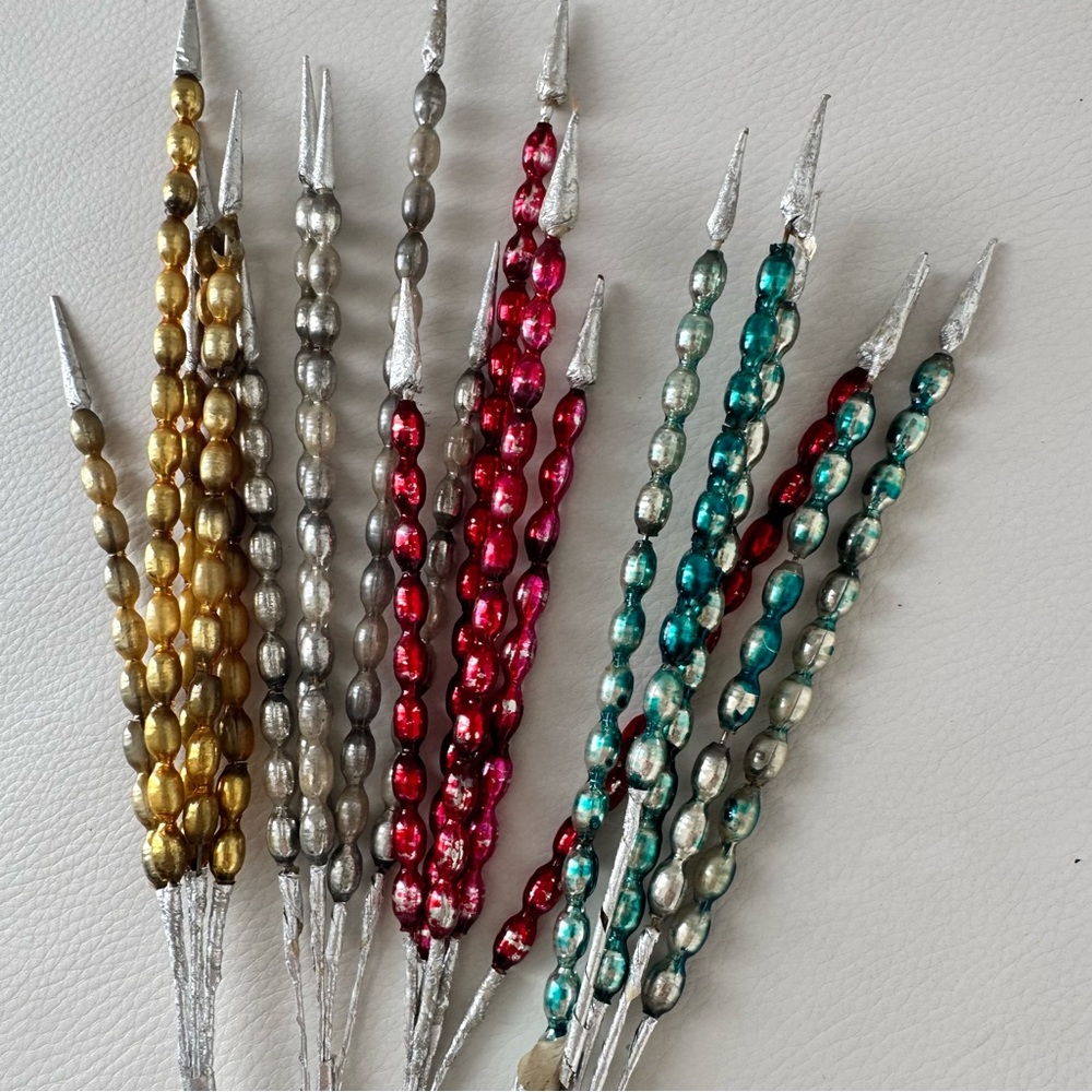 Vintage Mercury Glass Christmas Bead